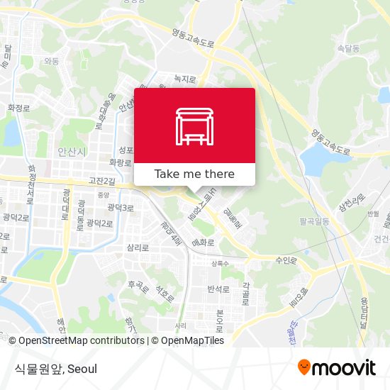 식물원앞 map