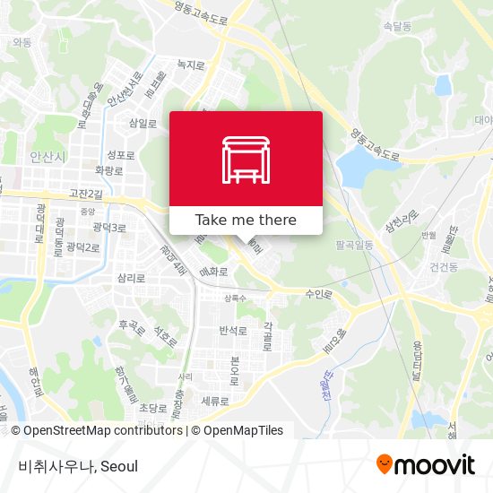 비취사우나 map