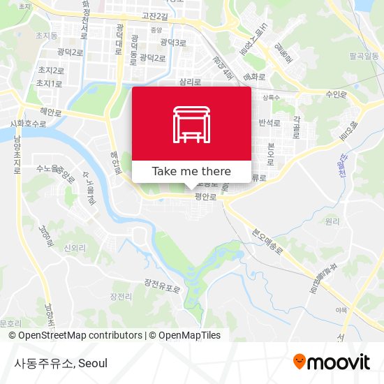 사동주유소 map