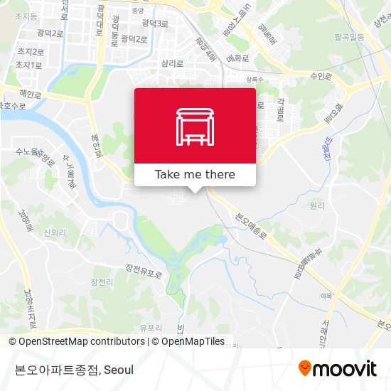 본오아파트종점 map