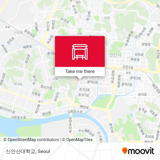 신안산대학교 map