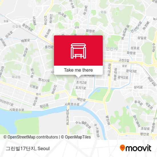그린빌17단지 map
