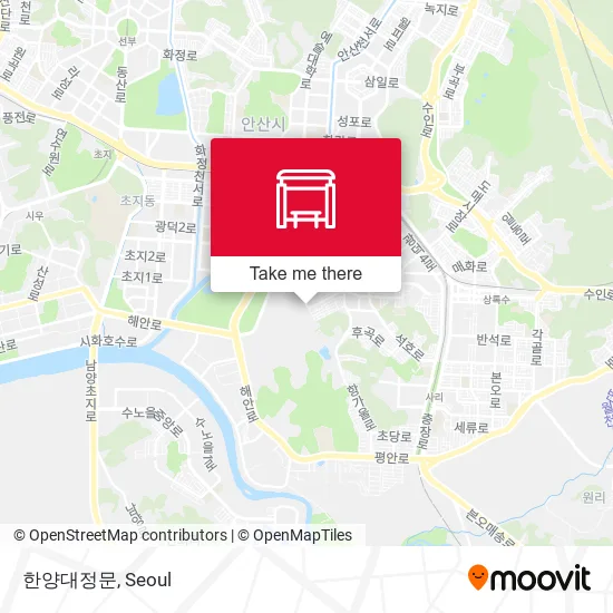 한양대정문 map