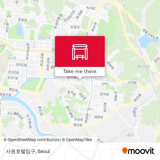 서원호텔입구 map