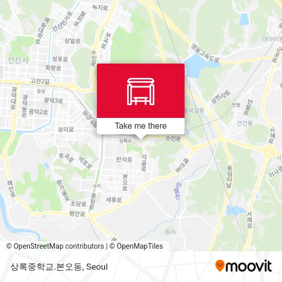 상록중학교.본오동 map