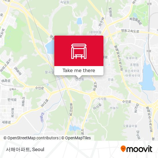 서해아파트 map