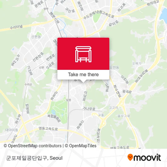 군포제일공단입구 map
