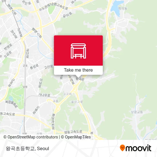 왕곡초등학교 map
