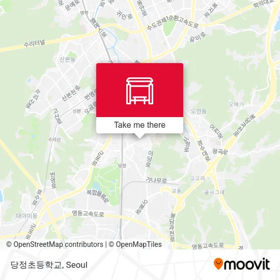 당정초등학교 map