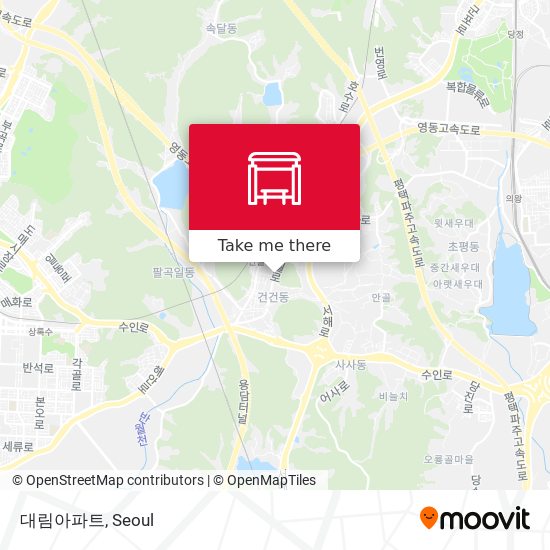 대림아파트 map