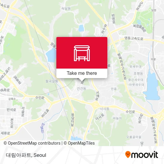 대림아파트 map