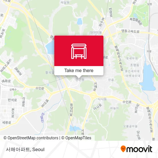서해아파트 map