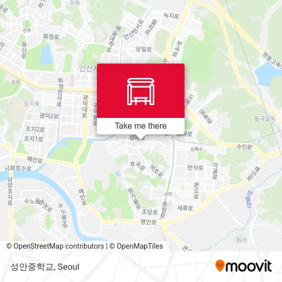 성안중학교 map
