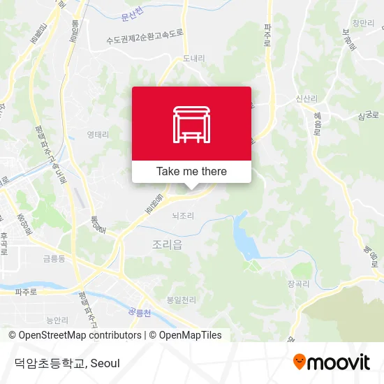 덕암초등학교 map
