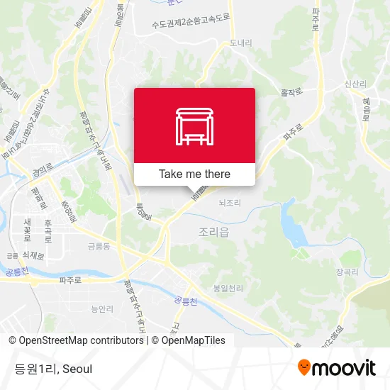 등원1리 map