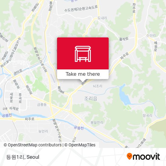 등원1리 map