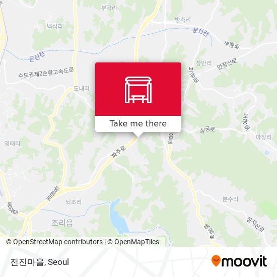 전진마을 map