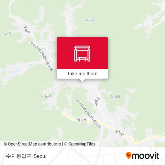 수자원입구 map
