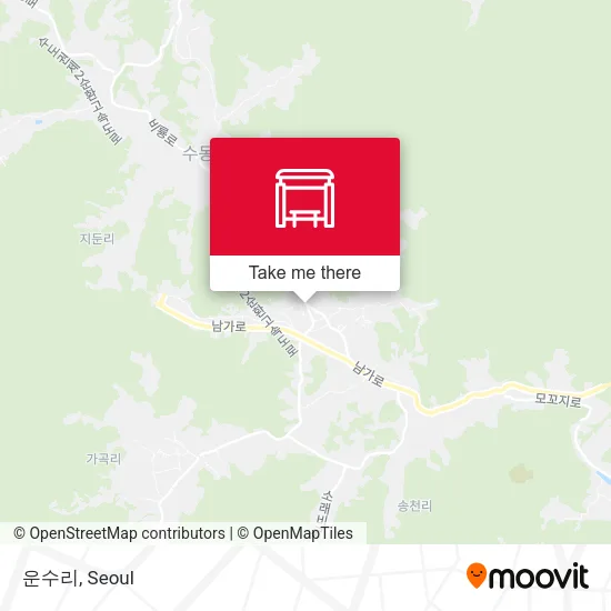 운수리 map