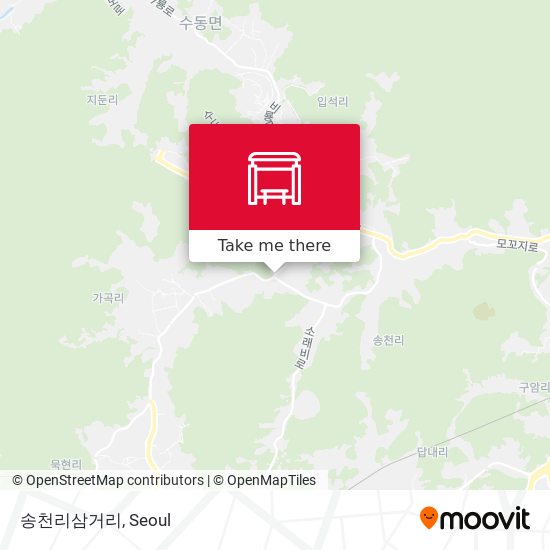 송천리삼거리 map