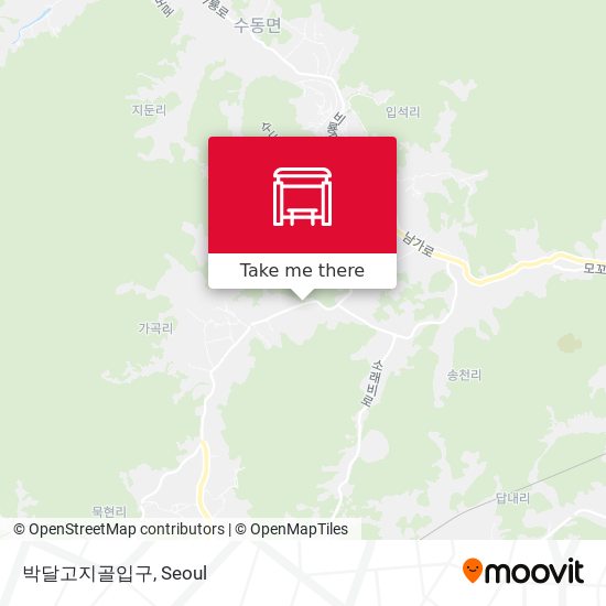 박달고지골입구 map