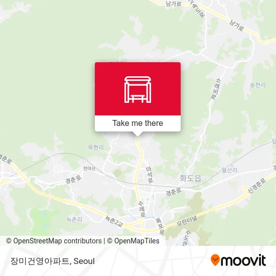 장미건영아파트 map