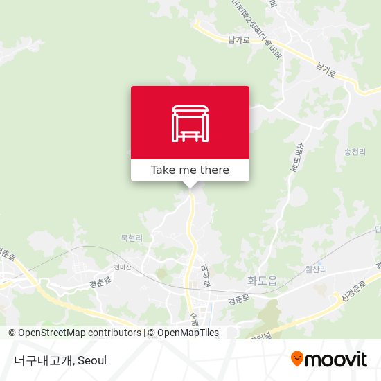 너구내고개 map