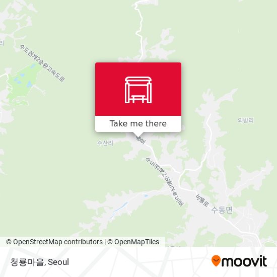 청룡마을 map