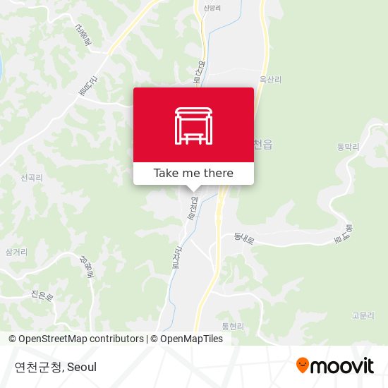 연천군청 map