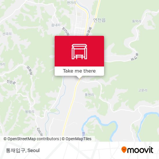 통재입구 map