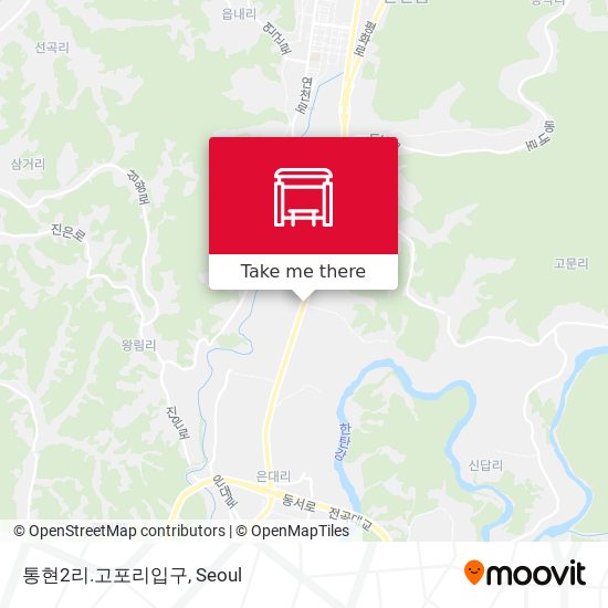 통현2리.고포리입구 map
