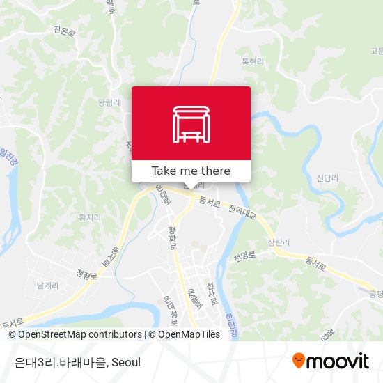 은대3리.바래마을 map