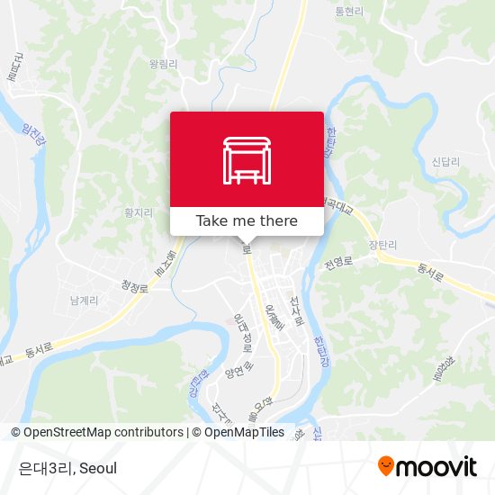 은대3리 map