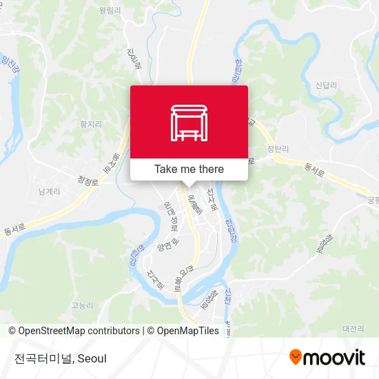 전곡터미널 map