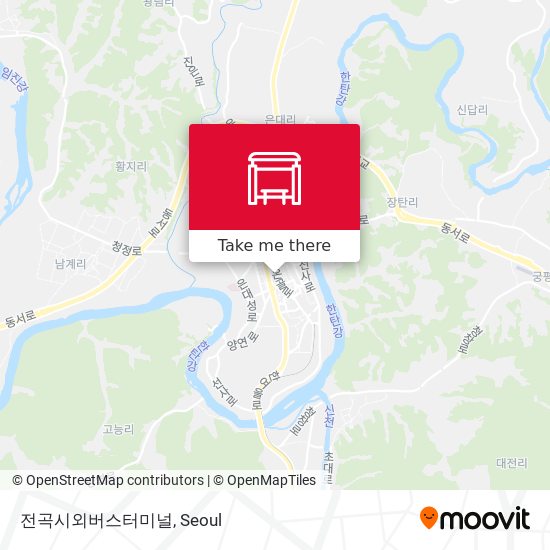 전곡시외버스터미널 map