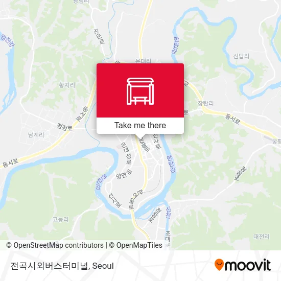 전곡시외버스터미널 map