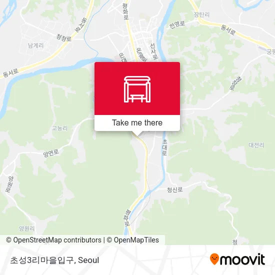 초성3리마을입구 map