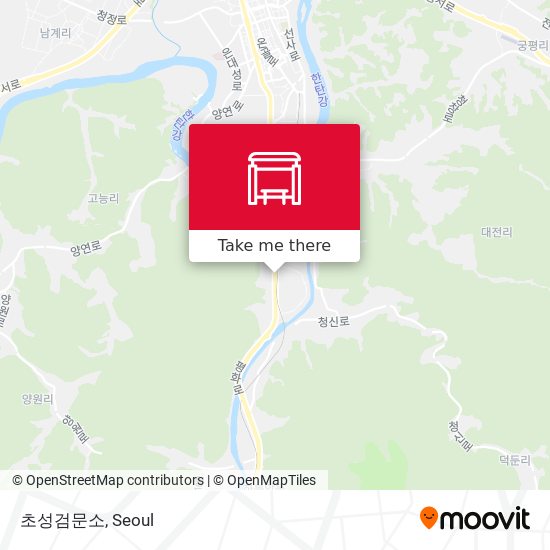 초성검문소 map