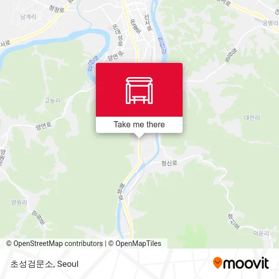 초성검문소 map