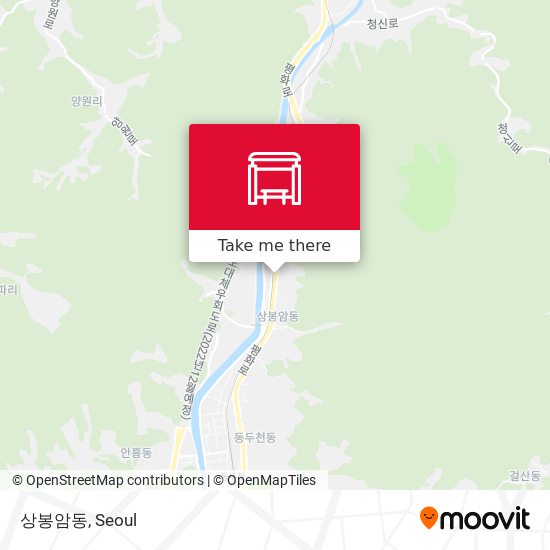 상봉암동 map