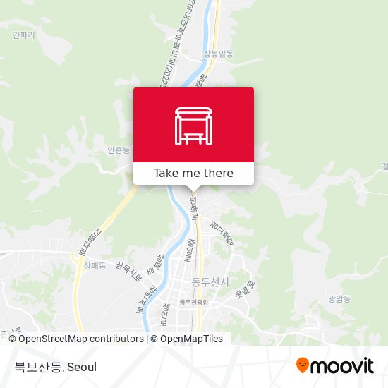 북보산동 map