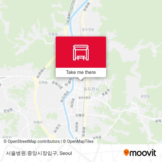 서울병원.중앙시장입구 map