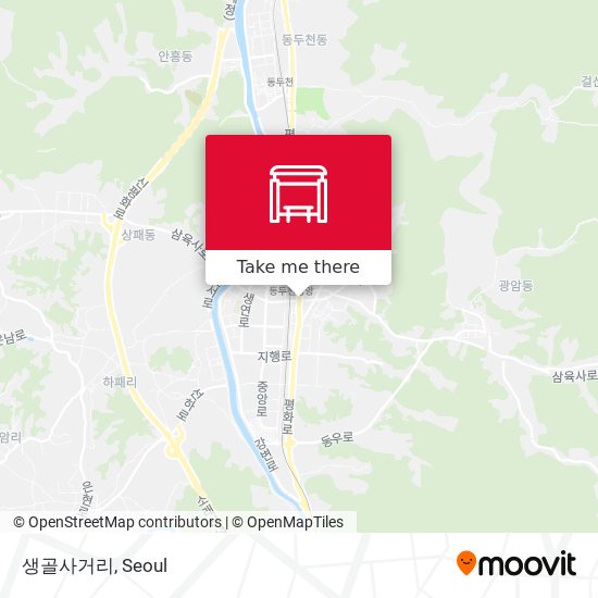 생골사거리 map