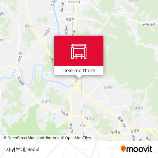 사귀부대 map