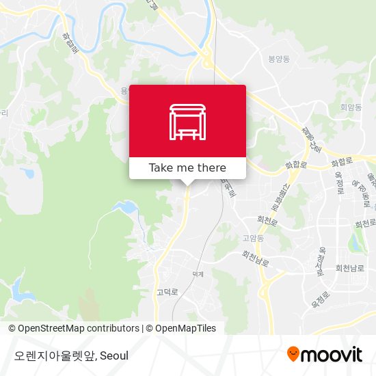 오렌지아울렛앞 map