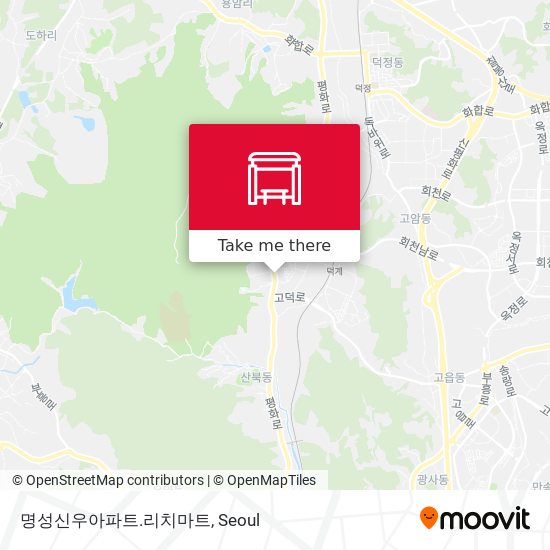 명성신우아파트.리치마트 map