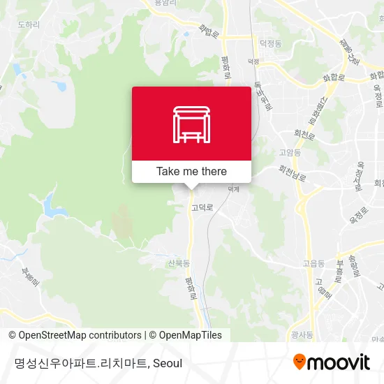 명성신우아파트.리치마트 map