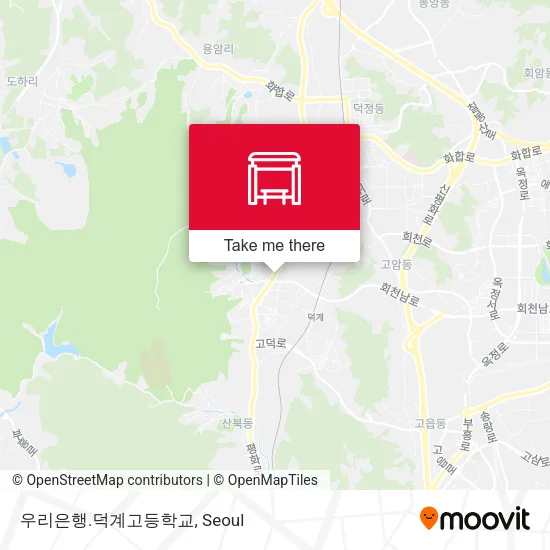 우리은행.덕계고등학교 map