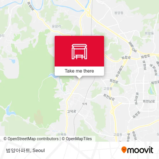 범양아파트 map