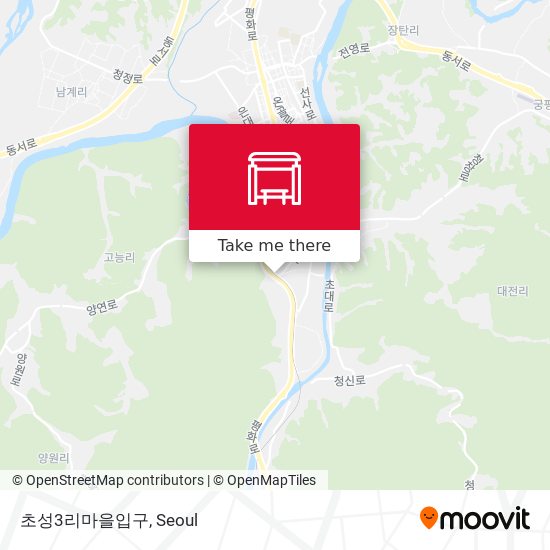 초성3리마을입구 map